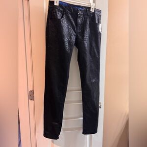 Sapphire Ink Black Textured Skinny Pants Junior size 11